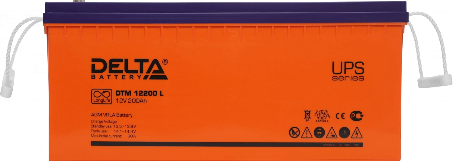 Аккумуляторная батарея Delta Аккумуляторная батарея для ИБП DTM 12200 L (12V/200Ah) (4614010640005)