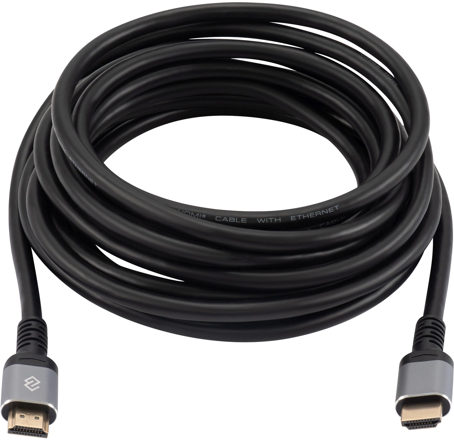 Кабель аудио-видео Digma HDMI (m)/HDMI (m) 3м. позолоч.конт. черный (D-HDMI-V2.0-3M)