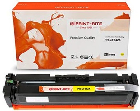 Картридж лазерный Print-Rite TFHB34YPU1J PR-CF542X CF542X желтый (2500стр.) для HP LJ M254dw/M280nw/M281fdn MF642Cdw/MF641Cw/MF643Cdw/MF644Cdw/LBP621Cw/LBP622Cdw/LBP623Cdw