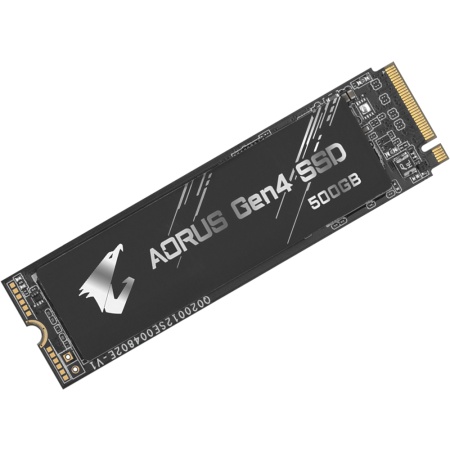 M.2 2280 500GB Gigabyte AORUS Client SSD GP-AG4500G PCIe Gen4x4 with NVMe, 5000/2500, IOPS GP-AG4500G 400/550K, MTBF 1.77M, 3D TLC, 512MB, 850TBW, 0.93DWPD, RTL {10} (809355)