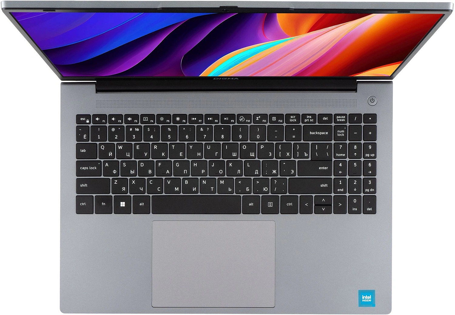Ноутбук Digma EVE C5805 N-series N100 16Gb SSD512Gb Intel UHD Graphics 16" IPS WUXGA (1920x1200) Windows 11 Pro dk.grey WiFi BT Cam 6000mAh (DN16N1-ADXW01)