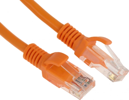 Патч-корд Premier PP12-0.5M/O 1000Гбит/с UTP 4 пары cat5E CCA molded 0.5м оранжевый RJ-45 (m)-RJ-45 (m)