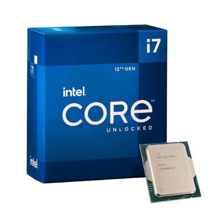 Core i7-12700KF BOX (Alder Lake, Intel 7, C12(4EC/8PC)/T20, Base 2,70GHz(EC), Performance 3,60GHz(PC), Turbo 4,90GHz, Max Turbo 5,00GHz, Without Graphics, L2 12Mb, Cache 25Mb, Base TDP 125W, Turbo TDP 190W, w/o cooler, S1700)