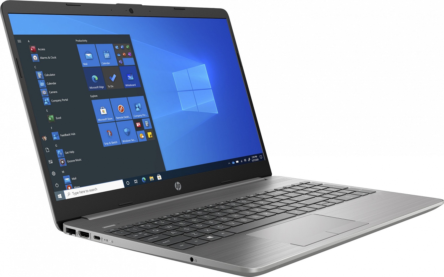 Ноутбук HP 250 G8 Core i7 1165G7 8Gb SSD512Gb Intel Iris Xe graphics 15.6" IPS FHD (1920x1080) Free DOS 3.0 silver WiFi BT Cam (32M39EA)