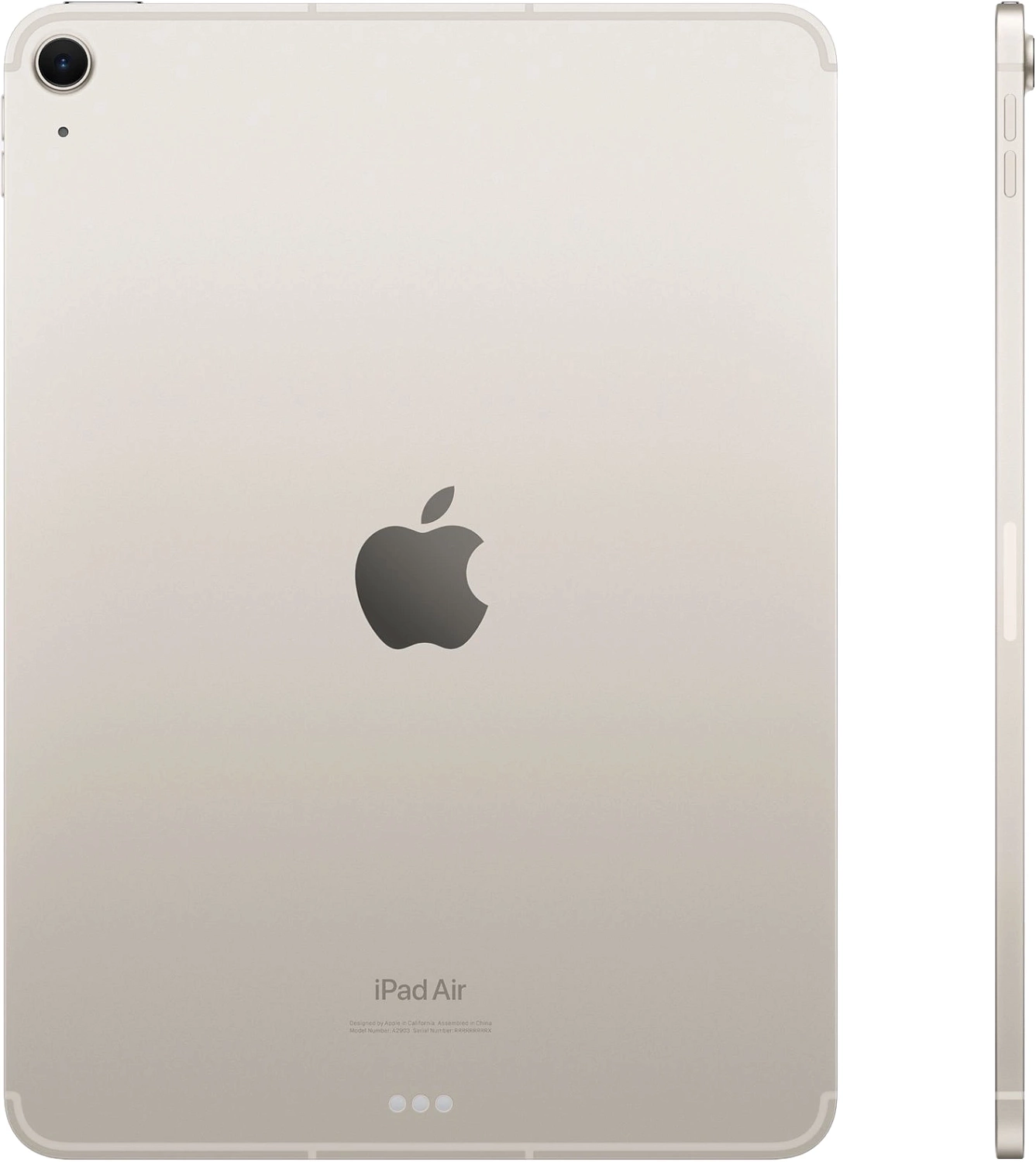 Планшет Apple iPad Air 2024 A2903 2.99 8C RAM8Gb ROM128Gb 11" IPS 2360x1640 LTE eSIM iOS сияющая звезда 12Mpix 12Mpix BT GPS WiFi Touch 9hr