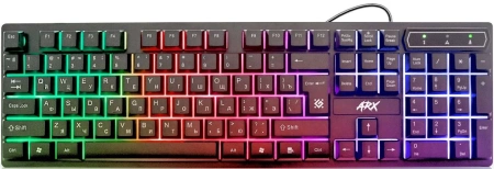 Клавиатура Defender Arx GK-196L RU черный USB for gamer LED