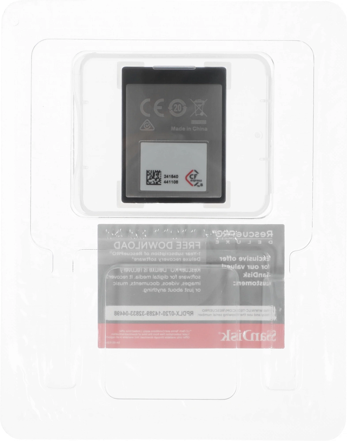 Флеш карта CF 128GB Sandisk SDCFE-128G-GN4NN Extreme Pro w/o adapter