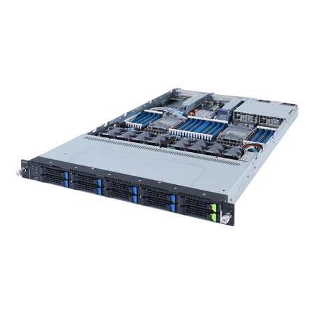 R182-N20 1U, 2x LGA4189, 32x DIMM DDR4, 10x 2.5" SAS/SATA (2x NVME Gen 4), 2x 1Gb/s (Intel I350-AM2), 2x PCIE Gen 4 x16, 1x OCP 3.0 x16, 1x OCP 2.0 x8, AST2600, 2x 1300W (600198)