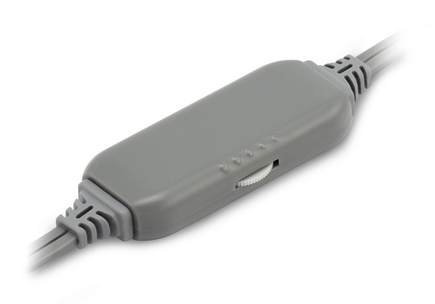 Наушники с микрофоном Оклик HS-L600 серый 1.8м мониторные оголовье (1532023)