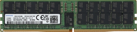 Оперативная память Samsung DDR5  64GB RDIMM 5600 Mbps (2Rx4) ECC Reg 1.1V (M321R8GA0PB0-CWM) 1 year, OEM