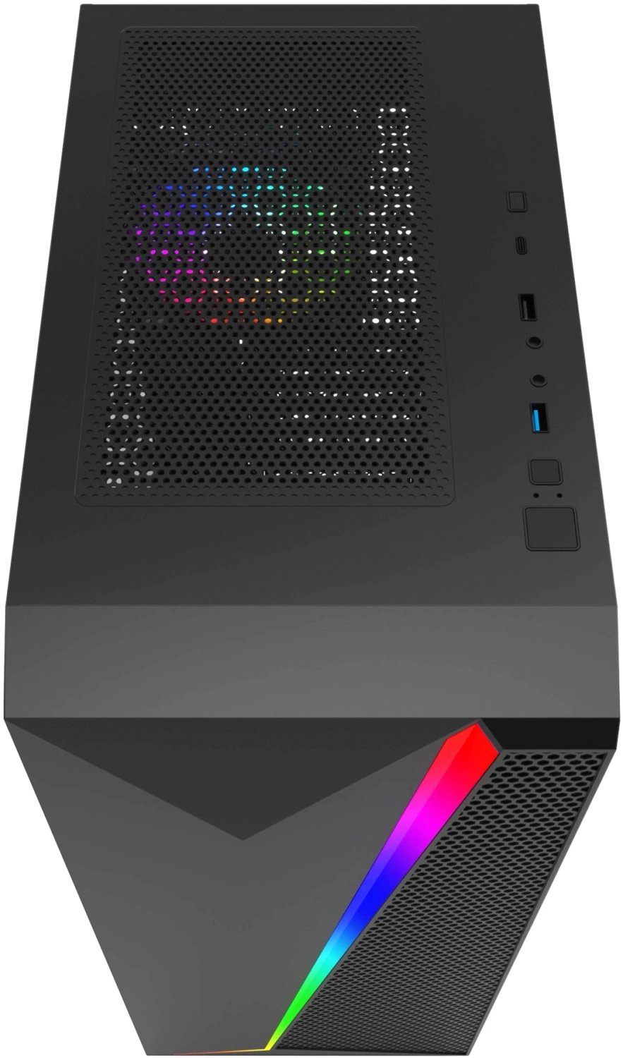 Корпус Bloody BD-CC106F черный без БП ATX 4x120mm 1xUSB2.0 1xUSB3.0 audio bott PSU