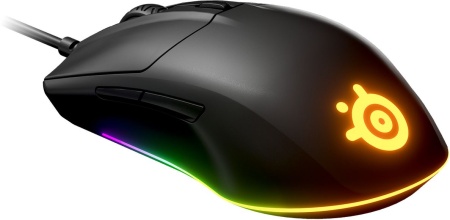 Мышь Steelseries Rival 3 черный оптическая (8500dpi) USB (5but)