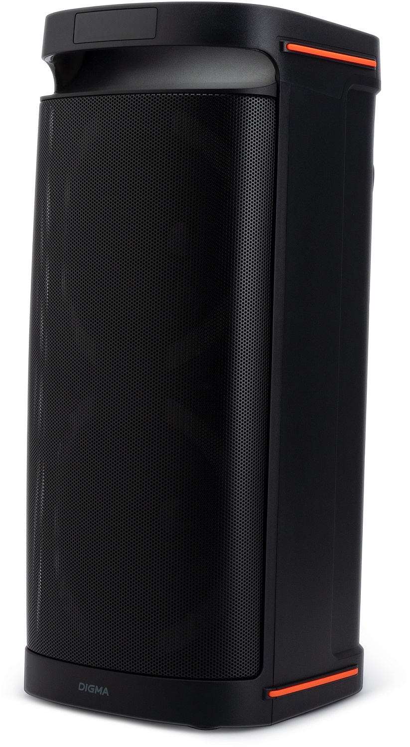 Минисистема Digma D-MC1750 черный 60Вт FM USB BT micro SD