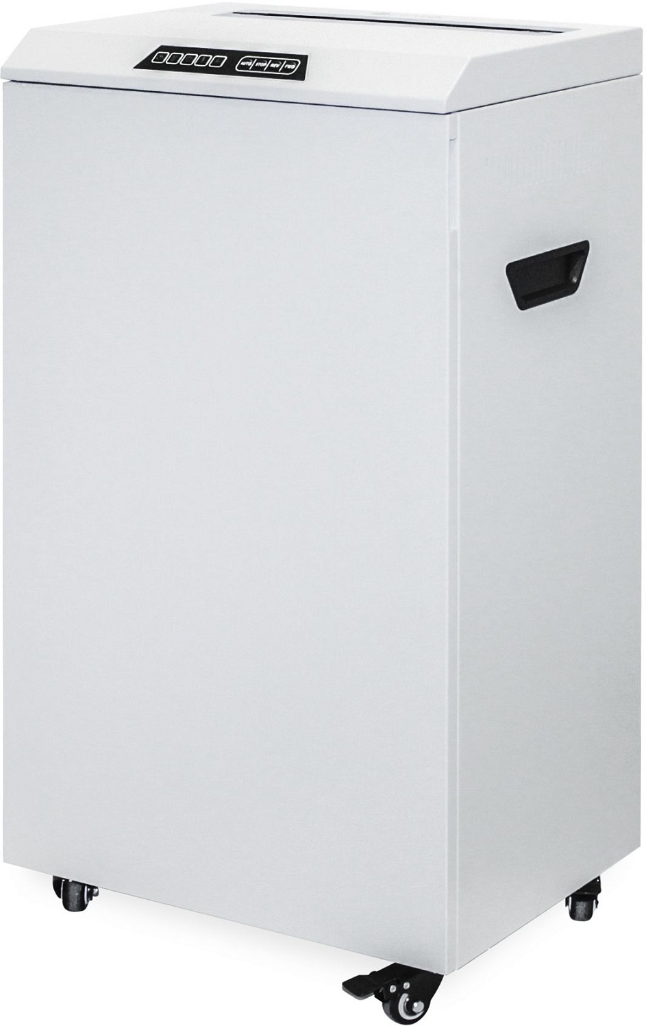 Шредер Heleos УО65-4 серый (секр.P-4) фрагменты 30лист. 65лтр. скрепки скобы пл.карты CD