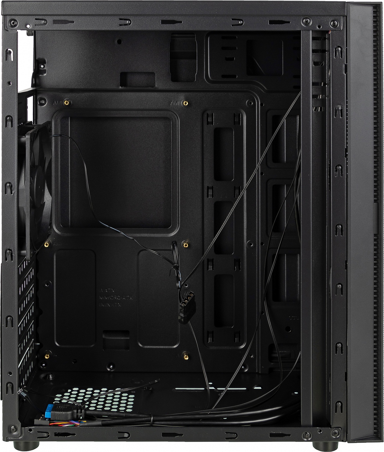 Корпус Accord ACC-CL292B черный без БП ATX 4x120mm 2xUSB2.0 1xUSB3.0 audio