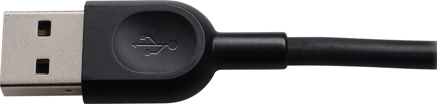 Наушники с микрофоном Logitech H540 черный 1.8м накладные USB оголовье (981-000481)