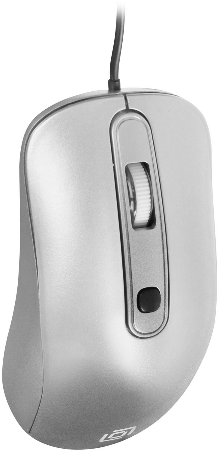 Мышь Оклик 155M серебристый оптическая (1600dpi) USB (4but) Мышь Оклик 155M серебристый оптическая (1600dpi) USB (4but)