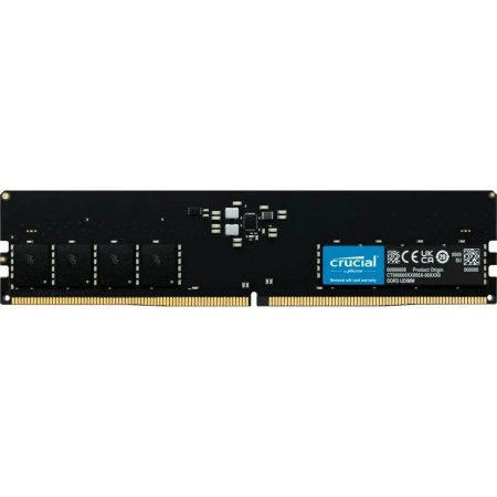 Модуль памяти Crucial 16GB DDR5 4800 UDIMM CT16G48C40U5 CL40, 1.1V,