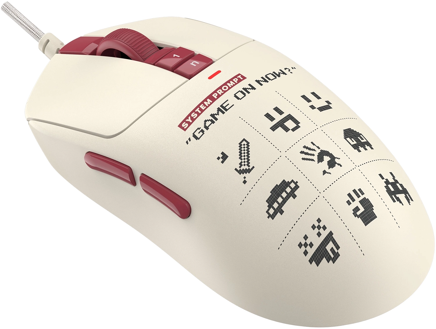 Мышь A4Tech Bloody W72 Ultra Pixels Red рисунок/бежевый/красный оптическая (20000dpi) USB (7but)