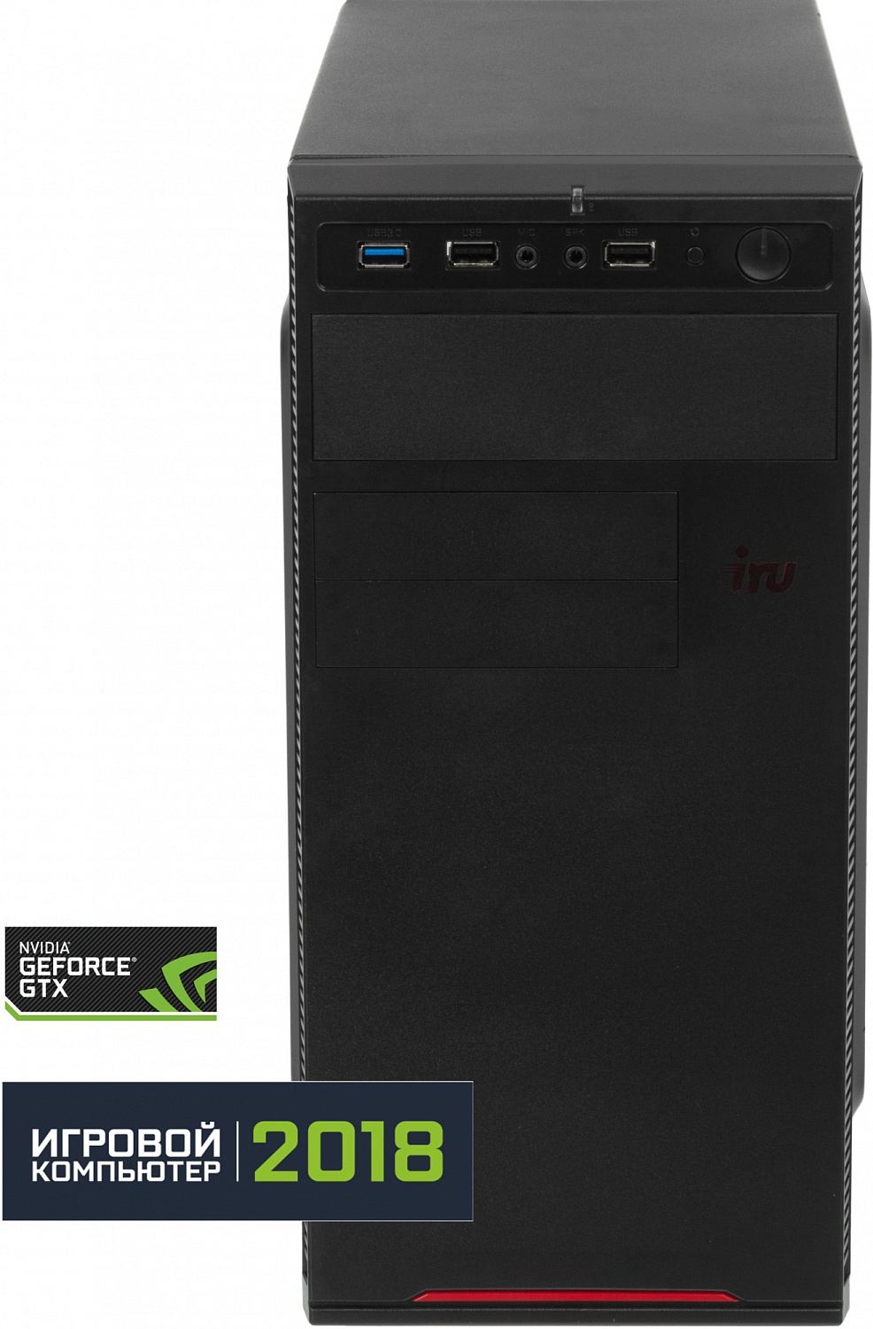 ПК IRU Office 310H5SE MT i5 10400 (2.9) 16Gb SSD1Tb UHDG 630 Free DOS GbitEth 400W черный (1989858)