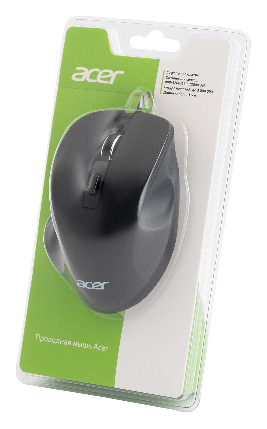 Мышь Acer OMW120 черный оптическая (2000dpi) USB (6but) Мышь Acer OMW120 черный оптическая (2000dpi) USB (6but)