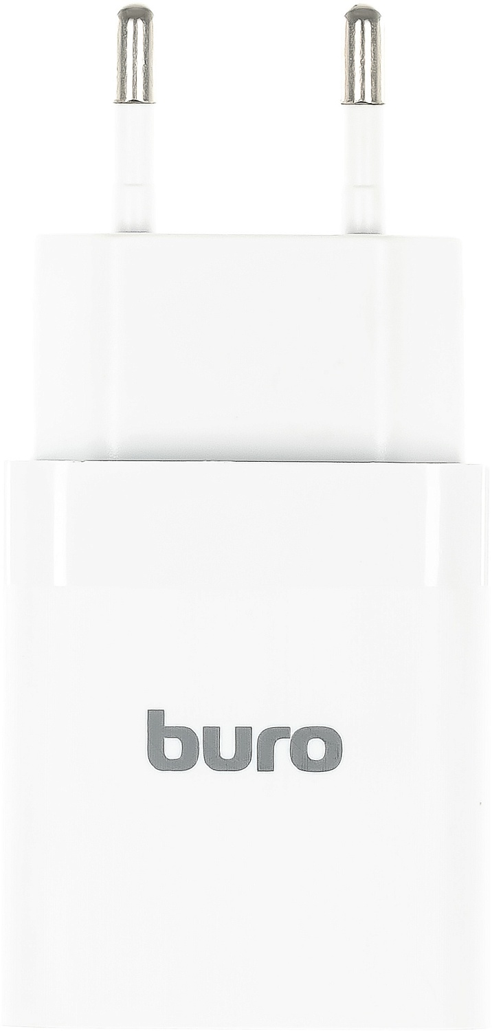 Сетевое зар./устр. Buro BUWE1 10.5W 2.1A 2xUSB универсальное белый (BUWE10S200WH)