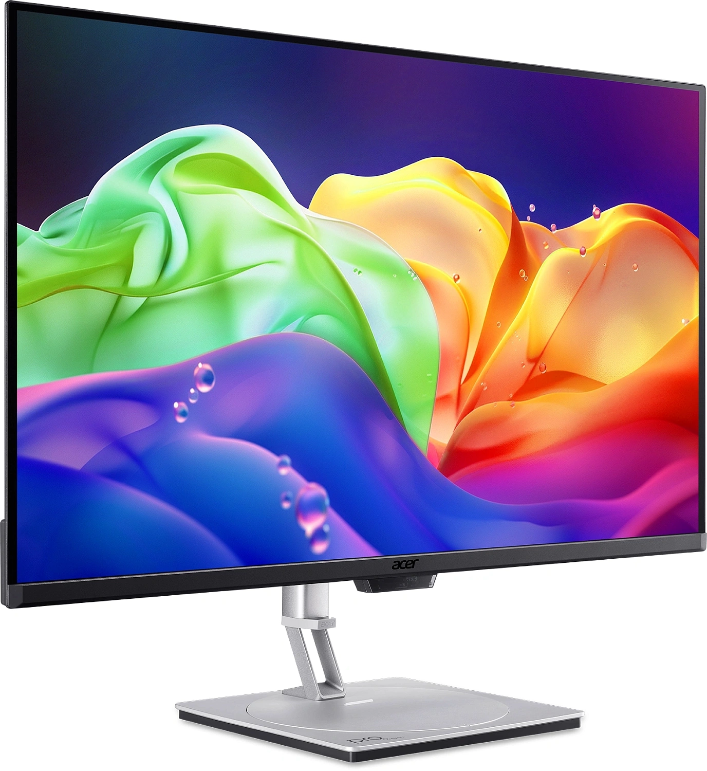 Монитор Acer 31.5" ProCreator PE320QKXsmiiphuzx серебристый QD OLED LED 0.03ms 16:9 HDMI M/M матовая HAS Piv 250cd 178гр/178гр 3840x2160 240Hz DP 4K USB 7.49кг