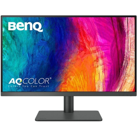 Монитор 27" BenQ PD2706U Grey (3840x2160, IPS, 60Hz, 1200:1, 400cd, 5ms, HDMI, DP; 3*USB 3.0, USB C*65W, Thunderbolt 3, Speakers, Height adj 110, Pivot, 100% sRGB, Flicker-free;Low Blue Light, Calibration Report, 3Y)