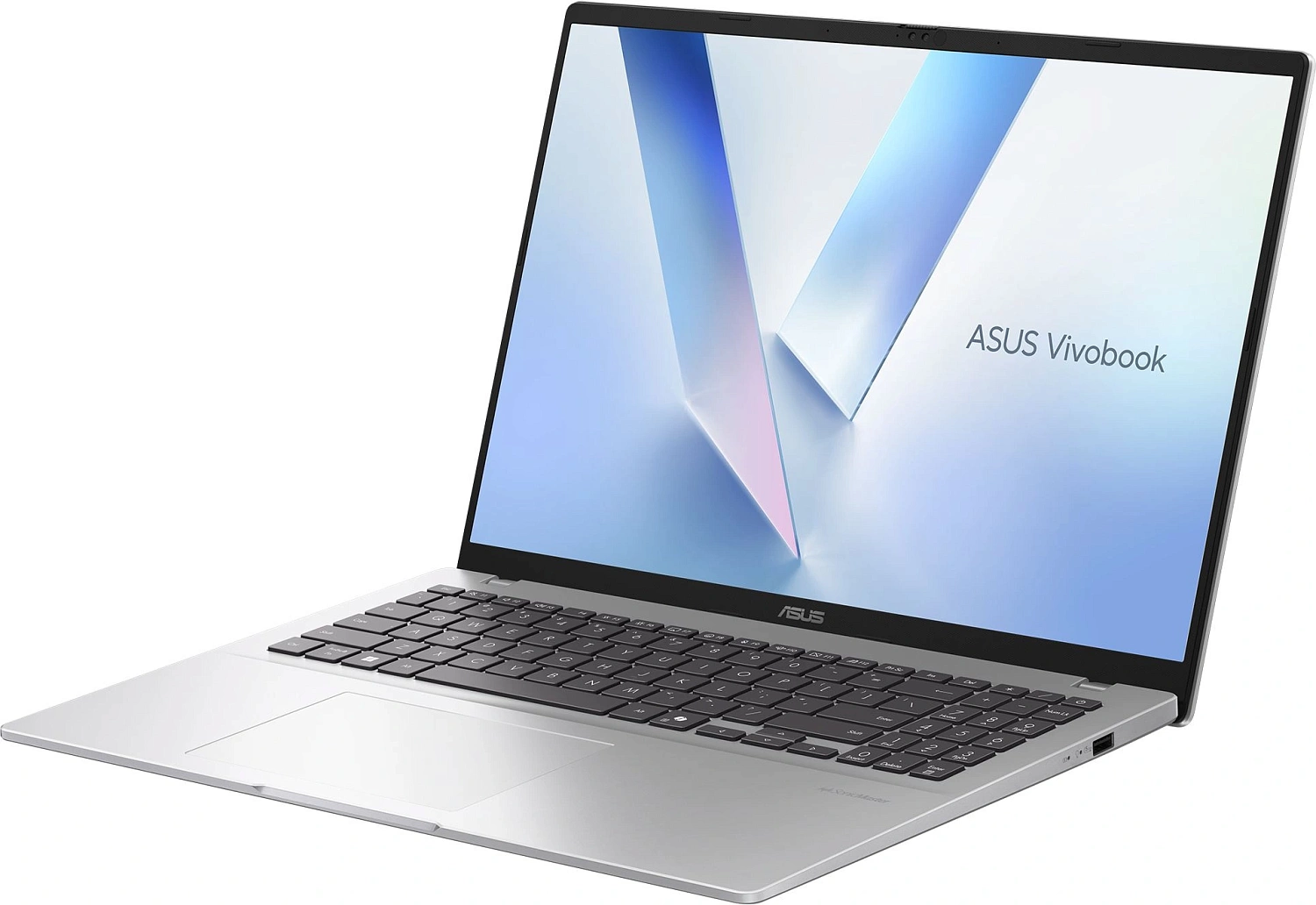 Ноутбук Asus VivoBook 16 M1607KA-MB037 Ryzen AI 5 340 16Gb SSD512Gb AMD Radeon 840M 16" IPS WUXGA (1920x1200) без ОС silver WiFi BT Cam (90NB15F2-M001C0)