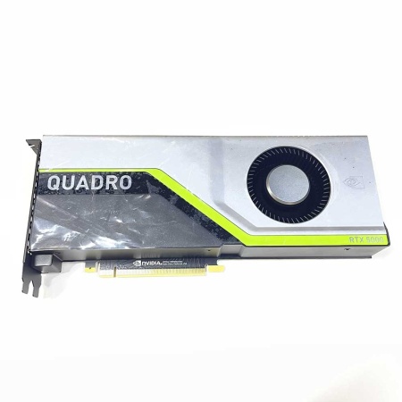 QUADRO RTX5000 (VCQRTX5000-BLK) 16GB GDDR6 256bit 4xDP DVI-D RTL (следы эксплуатации)