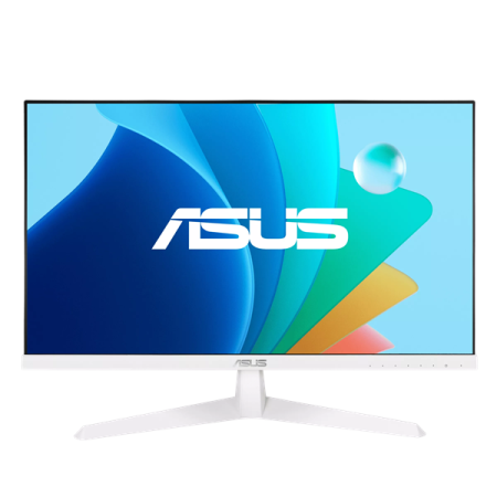 Монитор ASUS 23.8" VY249HF-W IPS LED, 1920x1080, 1ms, 250cd/m2, 178°/178°, 100Mln:1, D-Sub, HDMI, 100Hz, GamePlus Tec., FreeSync, Tilt, VESA, White, 90LM06A4-B03A70 3 years