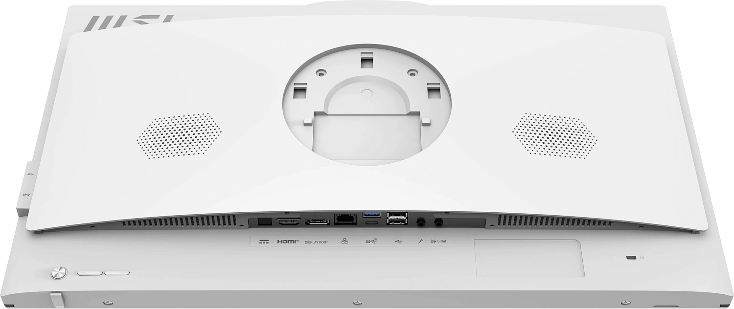 Моноблок MSI Pro AP242P 14M-807XRU 23.8" Full HD i7 14700 (2.1) 32Gb SSD512Gb UHDG 770 без ОС GbitEth WiFi BT 120W клавиатура мышь Cam белый 1920x1080