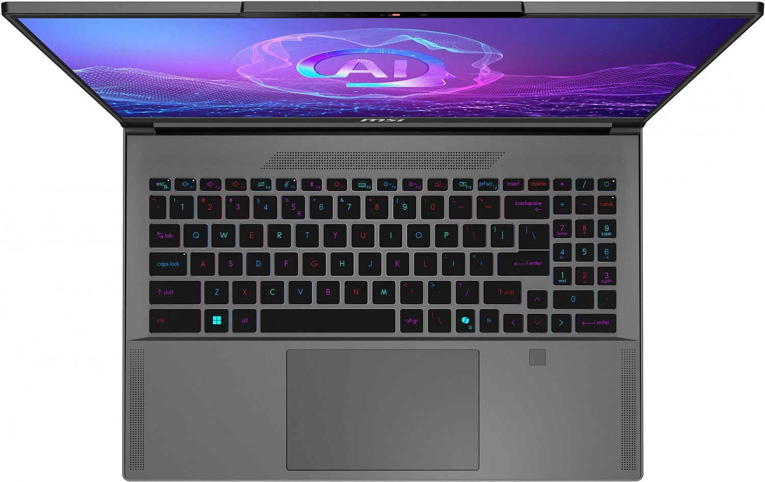 Ноутбук MSI Creator A16 AI+ A3HVGG-268RU Ryzen AI 9 365 32Gb SSD2Tb NVIDIA GeForce RTX4070 8Gb 16" IPS QHD+ (2560x1600) Windows 11 grey WiFi BT Cam (9S7-15FK14-268)