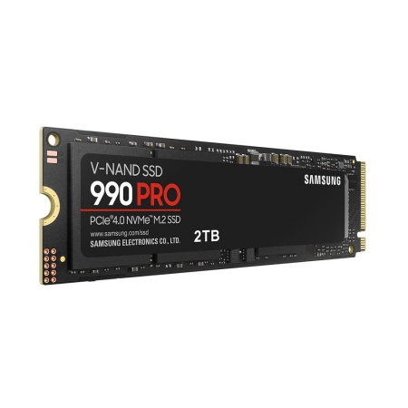 Твердотельный накопитель SSD M.2 (PCI-E NVMe) 2Tb Samsung 990 PRO (R7450/W6900MB/s) 1year