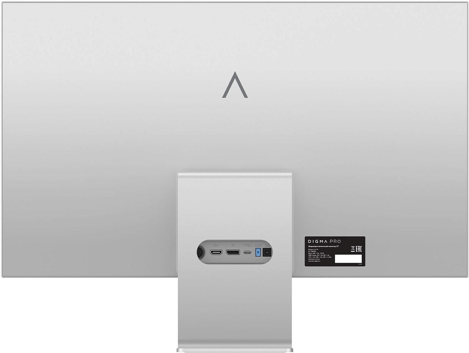Монитор Digma Pro 27" Art M серебристый IPS LED 5ms 16:9 HDMI M/M матовая 500cd 178гр/178гр 5120x2880 60Hz DP 5K USB 5.7кг