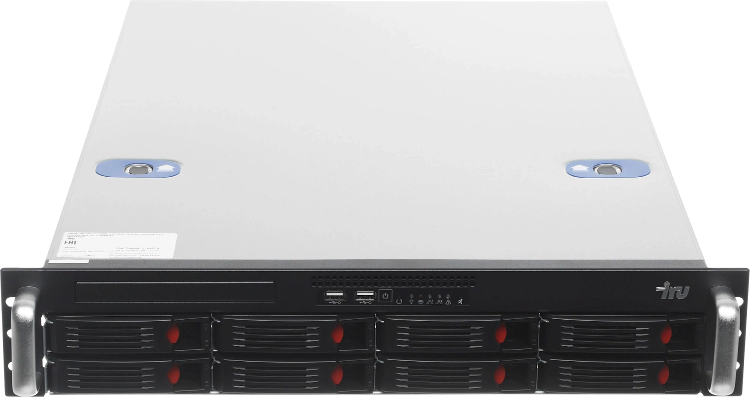 Сервер IRU Rock s2208ed 2x5218R 4x16Gb 1x500Gb M.2 SSD С621 2xGigEth 1x920W w/o OS (2185959)
