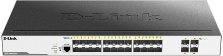 Коммутатор D-Link DGS-3000-28XS/B1A 24SFP 4SFP+ управляемый