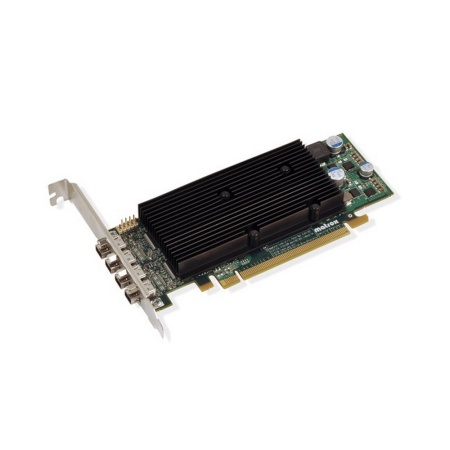 Видеокарта Matrox (M9148-E1024LAF) M9148 LP PCIe x16 PCI-Ex16, 1024MB, 4 x Mini DisplayPort, Low Profile Bracket, Max DP Res.- 2560x1600, Max DVI Res.- 1920x1200, Adapters- 4xMini DisplayPort to DisplayPort, 4xDisplayPort to DVI, RTL {10}