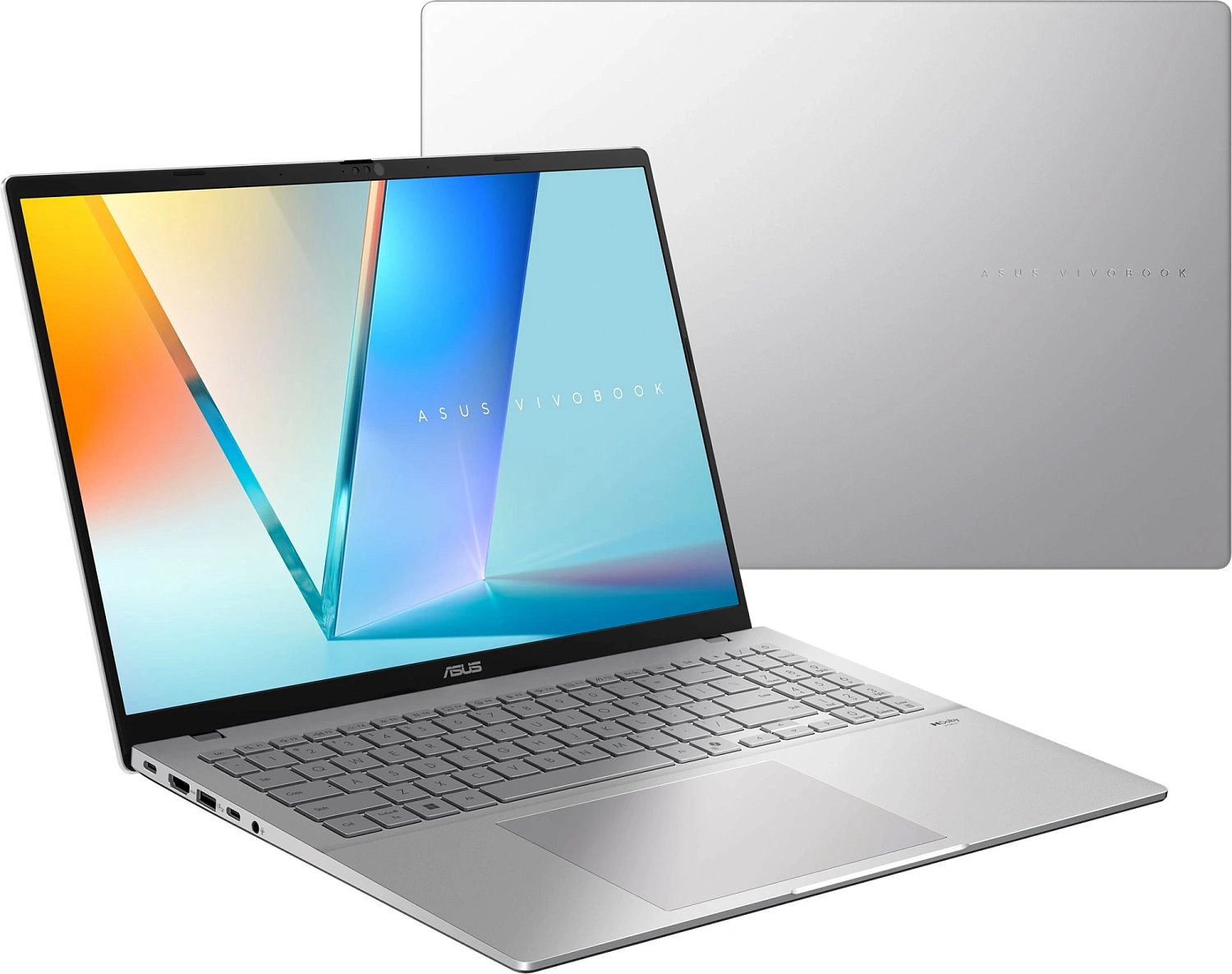 Ноутбук Asus VivoBook S16 M3607KA-SH117 Ryzen AI 5 330 32Gb SSD512Gb AMD Radeon Graphics 16" OLED WUXGA (1920x1200) без ОС silver WiFi BT Cam (90NB16T2-M00890)