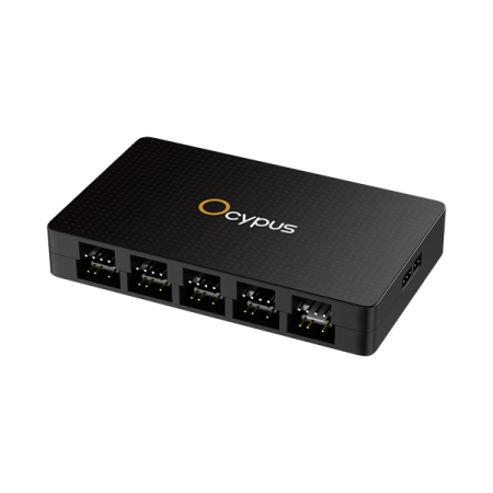 концентратор Ocypus Delta EH10 BK, 10 ports FAN/ARGB Hub