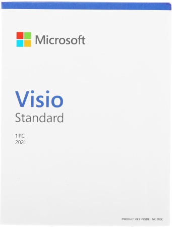 Офисное приложение Microsoft Visio Standard 2021 Win English Medialess P8 (D86-05954)