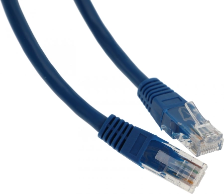 Патч-корд Premier PP6U-0.5M/B 10000Гбит/с UTP 4 пары cat6 CCA molded 0.5м синий RJ-45 (m)-RJ-45 (m)