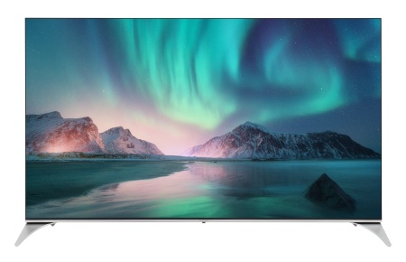 Телевизор QLED Hyundai 65" H-LED65QBU7500 Android TV Frameless черный 4K Ultra HD 60Hz DVB-T DVB-T2 DVB-C DVB-S DVB-S2 USB WiFi Smart TV