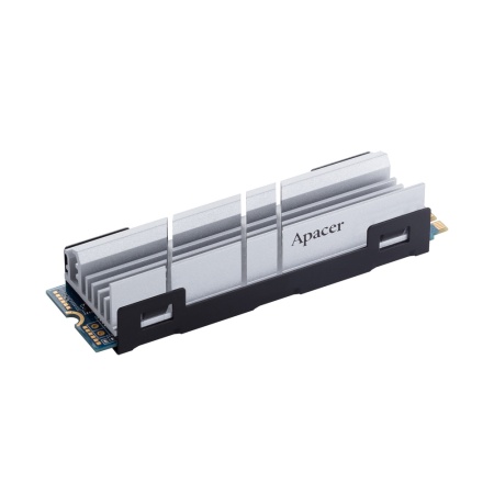 Твердотельный накопитель Apacer SSD AS2280Q4U 1TB M.2 2280 PCIe Gen4x4, R7300/W6000 Mb/s, 3D NAND, MTBF 1.6M, NVMe, 750TBW, Retail, Heatsink, 5 years (AP1TBAS2280Q4U-1)