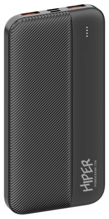 Мобильный аккумулятор Hiper SM10000 10000mAh 2.4A черный (SM10000 BLACK)