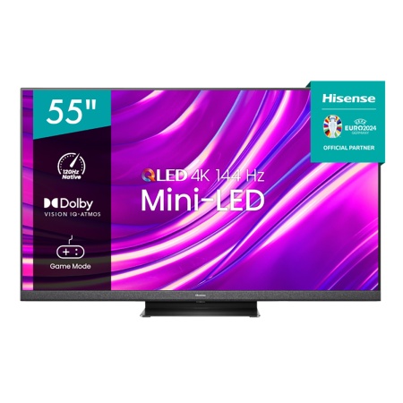 Телевизор LED Hisense 55" 55U8HQ темно-серый 4K Ultra HD 120Hz DVB-T DVB-T2 DVB-C DVB-S DVB-S2 USB WiFi Smart TV (RUS)