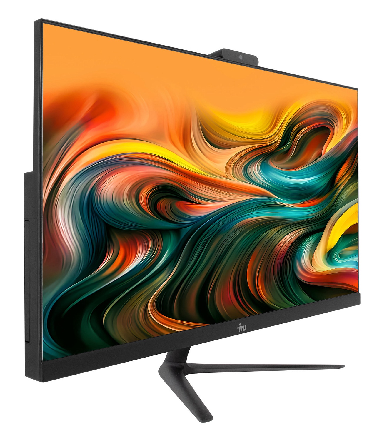 Моноблок IRU Агат 313 27" QHD i3 10105 (3.7) 8Gb SSD256Gb UHDG 630 Free DOS GbitEth WiFi BT Cam черный 2560x1440