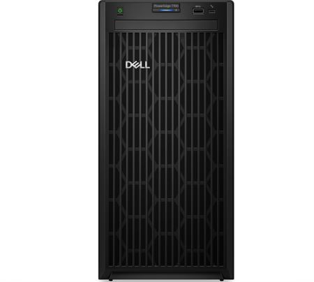 Сервер DELL PowerEdge T150 4LFF/E-2314/1x16GB UDIMM/PERC S150/1x2TB SATA 7,2k cab./2xGE LOM/noDVD/IDRAC9 basic/TPM 2.0 v3/300W/1YWARR