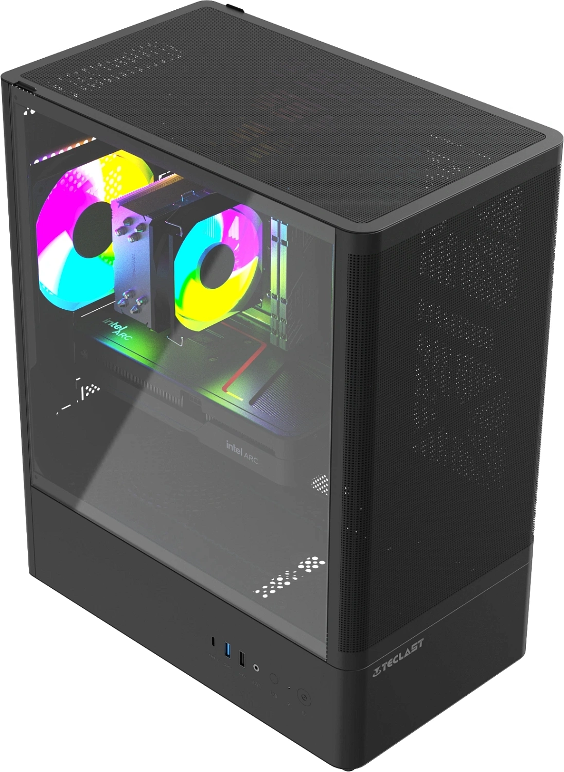 ПК Teclast G03 i5 12400F (2.5) 32Gb SSD1Tb Arc B580 12Gb Windows 11 Pro GbitEth 500W белый (G03 12400F32G1TB580WKRU)