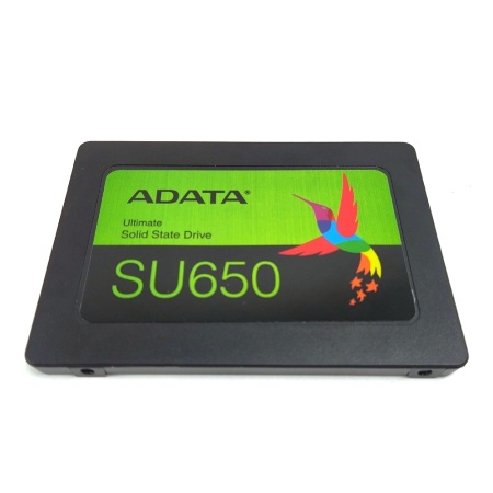 2.5" 240GB ADATA SU650 Client SSD (ASU650SS-240GT-R) SATA 6Gb/s, 520/450, IOPS 40/75K, уц-3-1 NAND, DRAM less, 140TBW, 0,53DWPD, RTL (461162)